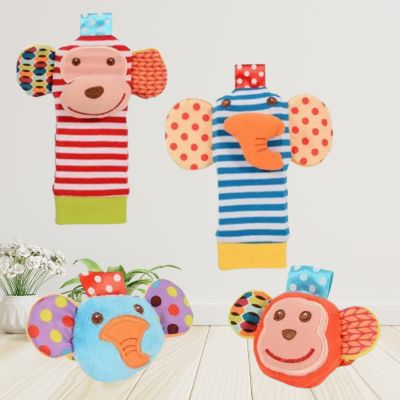 HOCHET POUR BEBE | PELUCHE POUR POIGNÉES ET PIEDS - Forbebeconfort