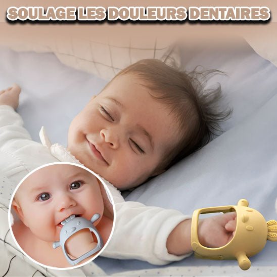 ANNEAU DENTITION BÉBÉ | SOFT GLOVE™ - Forbebeconfort