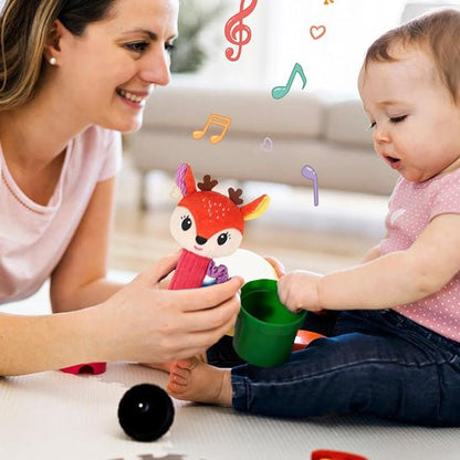 HOCHET POUR BEBE | JOUET D'ÉVEIL EN PELUCHE - Forbebeconfort