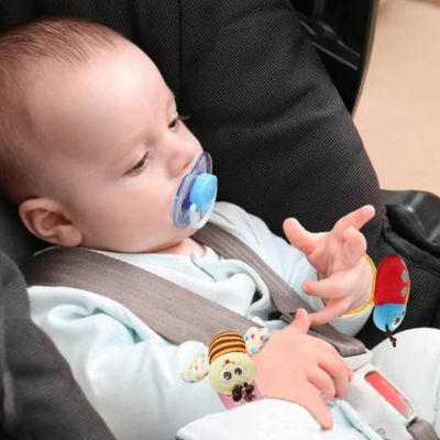 HOCHET POUR BEBE | PELUCHE POUR POIGNÉES ET PIEDS - Forbebeconfort