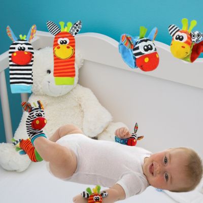 HOCHET POUR BEBE | PELUCHE POUR POIGNÉES ET PIEDS - Forbebeconfort