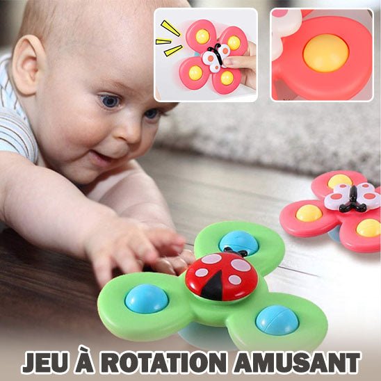 JOUET BEBE | JEUX ROTATIFS POUR BAIN ET VOYAGE - Forbebeconfort