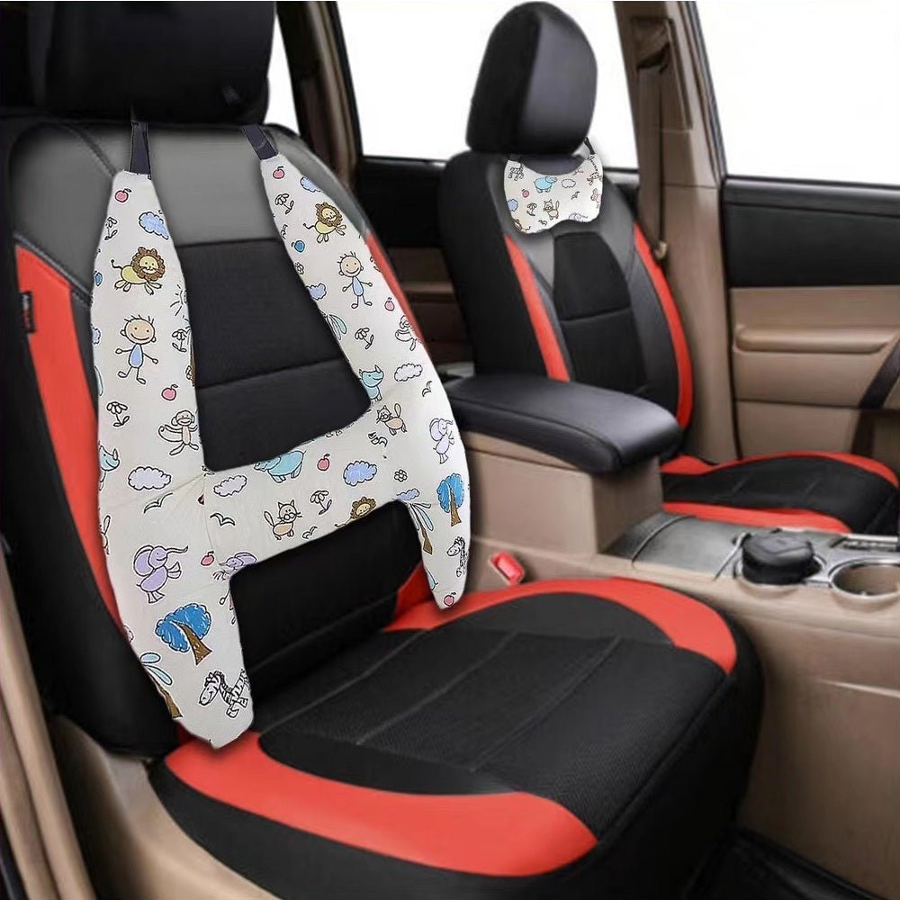 KidsSecur™ | Coussin D'oreiller de Voyage en Voiture - Forbebeconfort