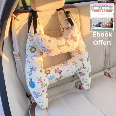 KidsSecur™ | Coussin D'oreiller de Voyage en Voiture - Forbebeconfort