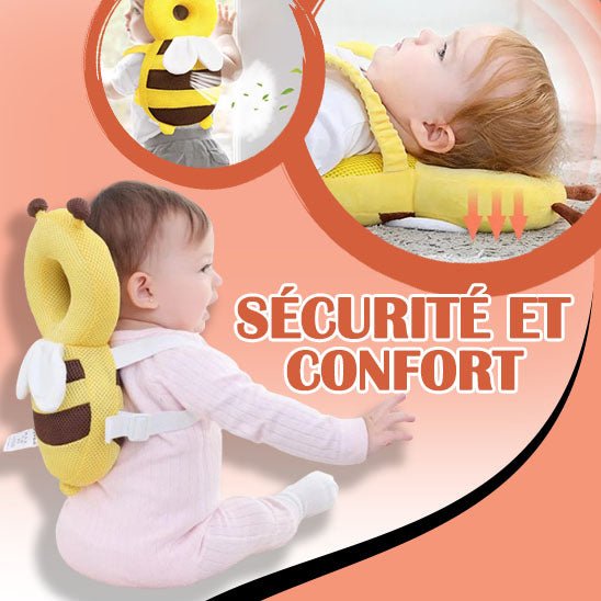 SoftProtec™ | Oreiller de Protection de la Tête et du Dos - Forbebeconfort